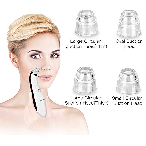 QQcute Blackhead Remover, Electric Vacuum Suction Pore Cleaner, Acne Comedone Pimple Whitehead Makeup residue Extractor…