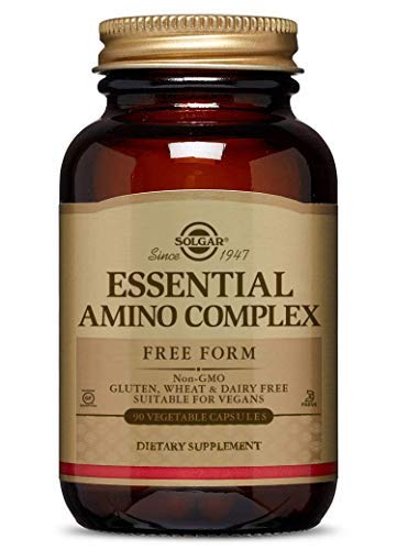 Solgar Essential Amino Complex, 90 Vegetable Capsules – Free Form Essential Amino Acids – Non-GMO, Vegan, Gluten Free…