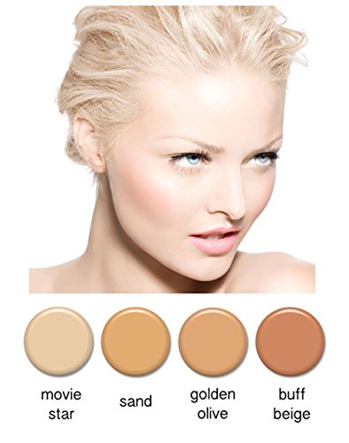 Art of Air Airbrush Makeup – Foundation 1/2oz Bottle Choose Color (1/2 oz Movie Star)