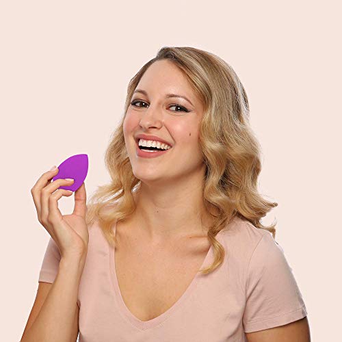 Blender Bud Makeup blender sponge airbrush finish latex free super soft (Purple)