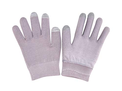 DLOSN Large Gel Moisturizing Spa Gloves and Socks Repair and Heal Eczema Dry Skin Cracked Hand Feet Heel