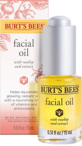 Face Oil, Burt’s Bees Hydrating & Anti-Aging Facial Care, 0.05 fl oz Ounce (Packaging May Vary)