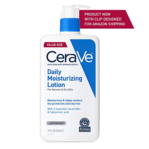 CeraVe Daily Moisturizing Lotion for Dry Skin | Body Lotion & Facial Moisturizer with Hyaluronic Acid and Ceramides…
