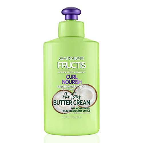 Garnier Hair Care Fructis Triple Nutrition Curl Moisture Leave-In Conditioner, 10.19 Fluid Ounce