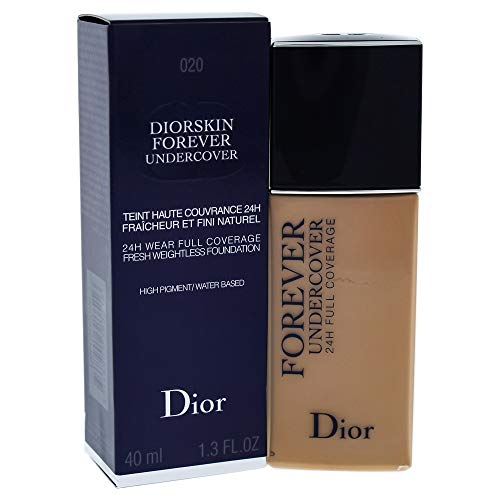 Christian Dior Diorskin Forever Undercover Foundation for Women, 020 Light Beige, 1.3 Ounce