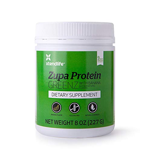 Xtend-Life Zupa Protein GREENZ – Rich in BCAA, Organic Spirulina, and Chlorella – Superfood Proteins Powder Shake…