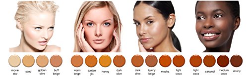 Art of Air Airbrush Makeup – Foundation 1/2oz Bottle Choose Color (1/2 oz Movie Star)