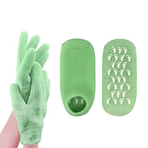 Codream Moisturizing Gloves, Moisturizing Socks, Gel Gloves and Gel Socks Set with Gel Repair for Cracked Dry Skin…