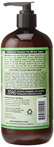 Renpure Solutions Cleansing Conditioner Rosemary Mint, 16 Ounce