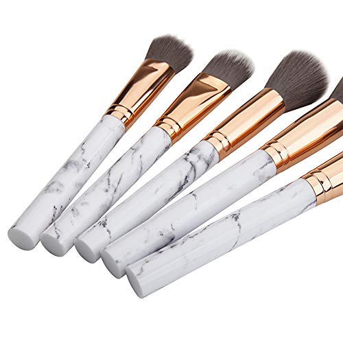 Makeup Brushes Set 15PCS Professional Make up Brushes Set Synthetic Foundation Powder Concealers Eye Shadows Makeup…