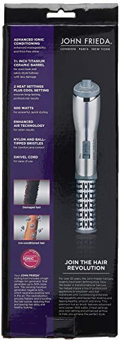 INFINITIPRO BY CONAIR Titanium Ceramic Hot Air Brush, 1 1/2-Inch Hot Air Styling Brush