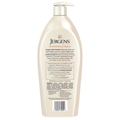 Jergens Ultra Healing Dry Skin Moisturizer, Body and Hand Lotion for Dry Skin, for Quick Absorption into Extra Dry Skin…