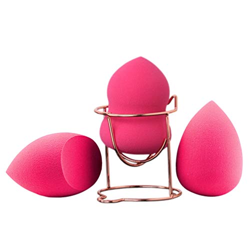 JASSINS 3 PCS Beauty Makeup Sponge Blenders Foundation Blending Sponge, Latex Free Reusable Cosmetic Sponge + 1pcs…