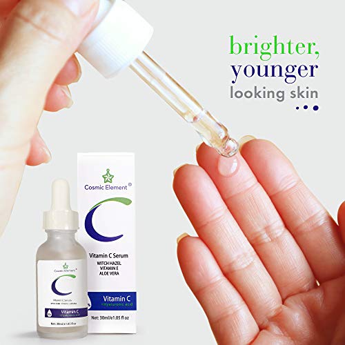 Vitamin C Serum for Face with Hyaluronic Acid, Face Serum with Vitamin E for Anti Aging, Vegan Facial Serum with Aloe…