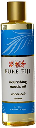 Pure Fiji Nourishing Exotic Oil – Natural Coconut Oil for Bath & SPA with Vitamin E – Body Oil, Massage Oil, Coconut…