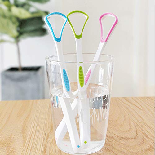 Tongue Scraper Cleaner 100% BPA Free Tongue Scrapers with Travel Handy Case for Adults, Kids, Healthy Oral Care, Easy to…