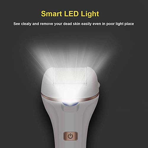 Aottom Electric Foot Callus Remover Kit – Rechargeable Pedicure Foot File Tools – Professional Feet Care with 3 Roller…