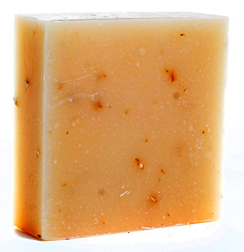 360Feel Cherry Almond Soap -5oz Castile Handmade Soap bar – Almonds Cherries, oatmeal as exfoliant – Pure Essential Oil…