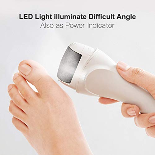 Electric Feet Callus Removers Rechargeable, Portable Electronic Foot File Pedicure Tools, Electric Callus Remover Kit…