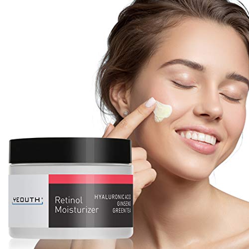 Yeouth Retinol Face Moisturizer with Hyaluronic Acid, Moisturizing Face Cream for Wrinkle & Dark Spot, Night Cream Face…