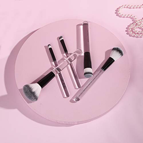 FABHUE Makeup Brushes Kit Professional Cosmetic Brushes Premium Synthetic Makeup Brush Set With Case, Foundation…
