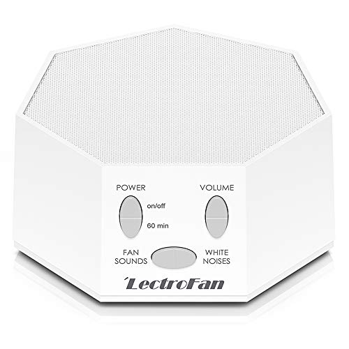 LectroFan High Fidelity White Noise Machine with 20 Unique Non-Looping Fan and White Noise Sounds and Sleep Timer
