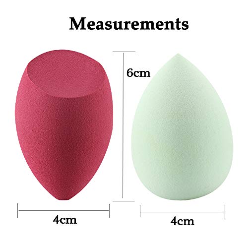 Beauty Blender, 10 PCS Makeup Sponge Foudation Blending Sponge for Liquid, Cream, and Powder, Multi-colored Beauty…