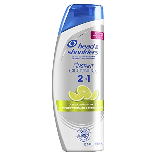 Head and Shoulders Instant Oil Control Anti-Dandruff 2in1 Shampoo & Conditioner, 12.8 fl oz