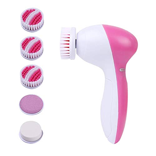 Xesscare Waterproof Facial Cleansing Spin Brush Set with 9 Exfoliating Brush Heads – Complete Face Spa System Advanced…