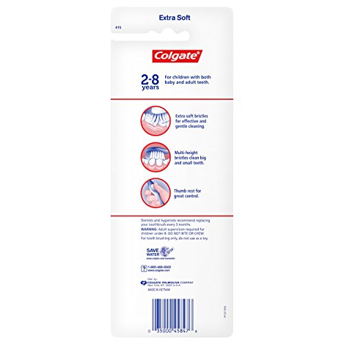 Colgate Kids Extra Soft Toothbrush Value Pack, Ocean Explorer, 4 Count