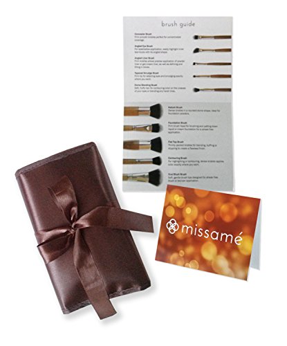 Missamé Vegan Makeup Brushes For Foundation, Blending Blush And Eye Cosmetic, Premium Synthetic Hair, Make Up Brush Set…