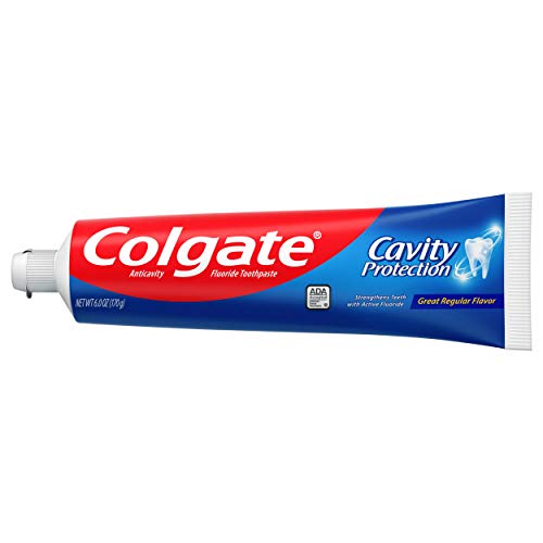 Colgate Cavity Protection Toothpaste with Fluoride – 6 Ounce Twin Pack