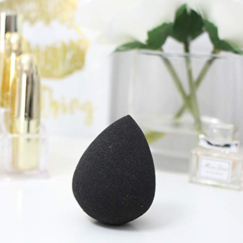 Beauty Junkees Makeup Sponge Blender – Black Egg Foundation Makeup Blender Sponge, Liquid Cream Powder Contour Blending…