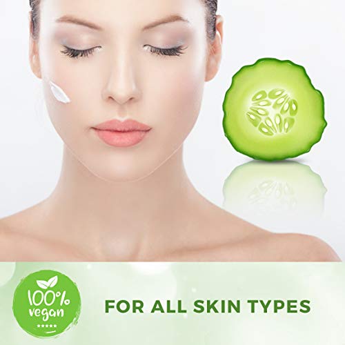 Vegan Face Moisturizer Cream Deeply Soothes Hydrates Nourishes, Organic & Natural Anti Aging Skin Care Plant Based Anti…