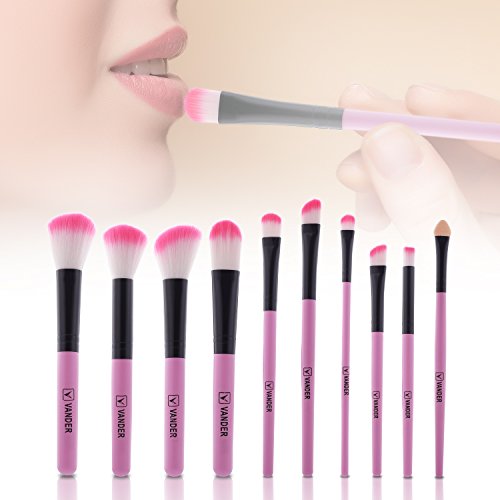 Makeup Brushes, VANDER 32pcs Professional Soft Synthetic Kabuki Cosmetic Eyebrow Shadow Makeup Brush Set Kit