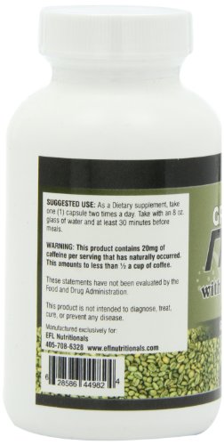 EFL Nutritionals Green Coffee Maxx with Svetol and GCA Supplement, 60 Count