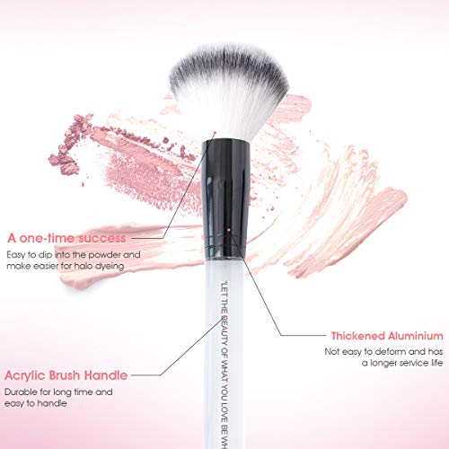 FABHUE Makeup Brushes Kit Professional Cosmetic Brushes Premium Synthetic Makeup Brush Set With Case, Foundation…