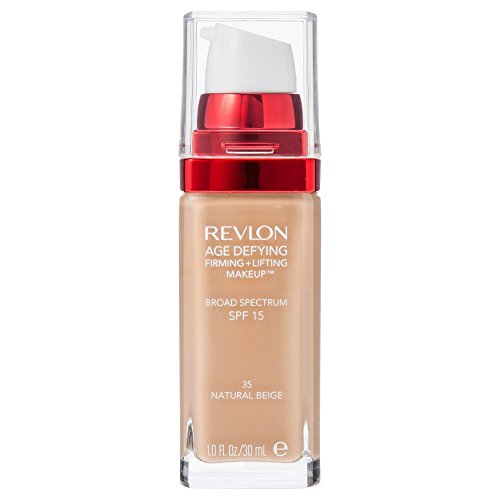 Liquid Foundation by Revlon, Age Defying 3XFace Makeup, Anti-Aging and Firming Formula, SPF 30, Longwear Medium…