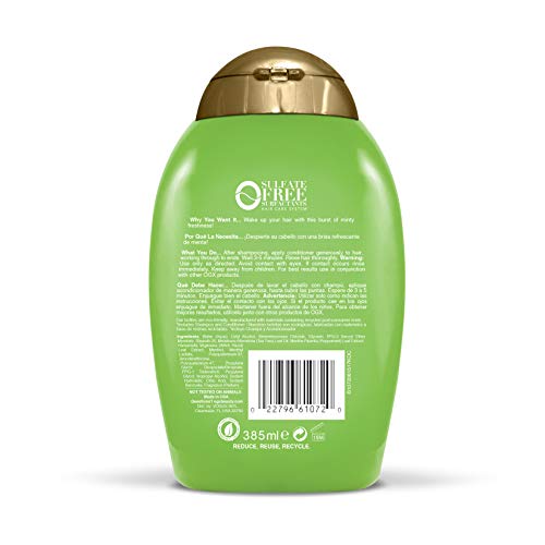 OGX Extra Strength Refreshing Scalp + Tea Tree Mint Conditioner, 13 Ounce