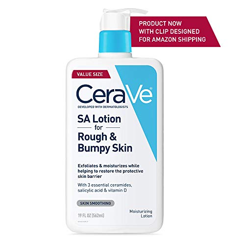 CeraVe SA Lotion for Rough & Bumpy Skin | Vitamin D, Hyaluronic Acid, Lactic Acid & Salicylic Acid Lotion | Fragrance…