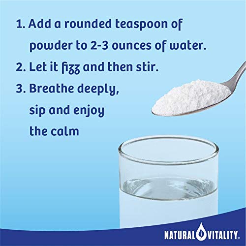 Natural Vitality Calm PLUS Calcium Supplement Powder, Original – 8 ounce (Packaging May Vary)