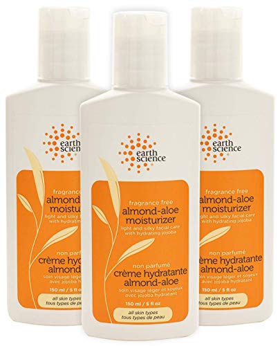 EARTH SCIENCE – Fragrance-Free Almond-Aloe Moisturizer (3 Pack, 5 fl. oz.)