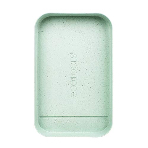 EcoTools Start The Day Beautifully Makeup Brush Kit, For Eyeshadow, Foundation, Blush, & Concealer, With Storage Tray…