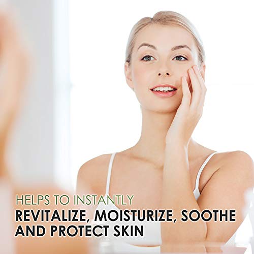 AZURE Hemp & Aloe Nourishing Facial Serum – Moisturizing, Calming & Revitalizing | Reduces Wrinkles, Fine Lines…