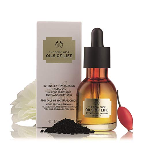 The Body Shop Oils Of Life Intensely Revitalizing Facial Oil, 1 Fl Oz (Vegan)