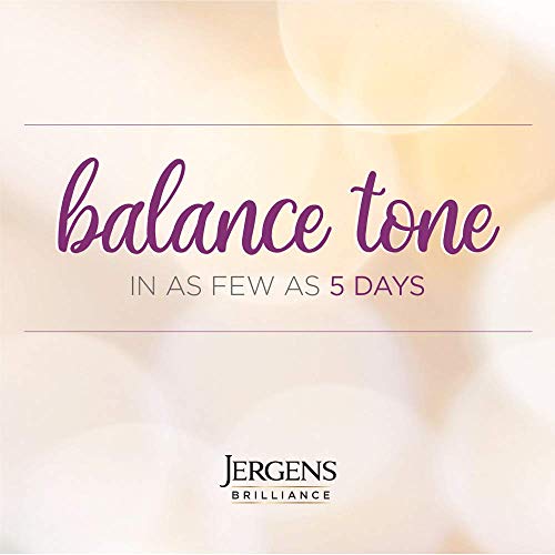 Jergens Brilliance Flawless Effects Body Moisturizer, for Balanced Skin Tone, 10 Ounce Pump, with Sheer Blush Pigments…