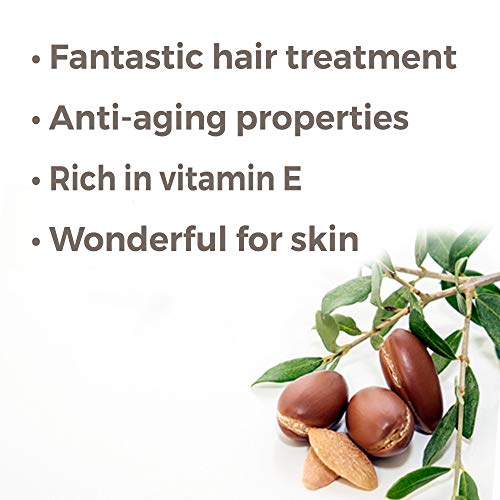 Plant Therapy Organic Argan Oil, USDA Certified, First-Press, Virgin, for Face, Hair, Skin, Nails and Cuticles 16 oz