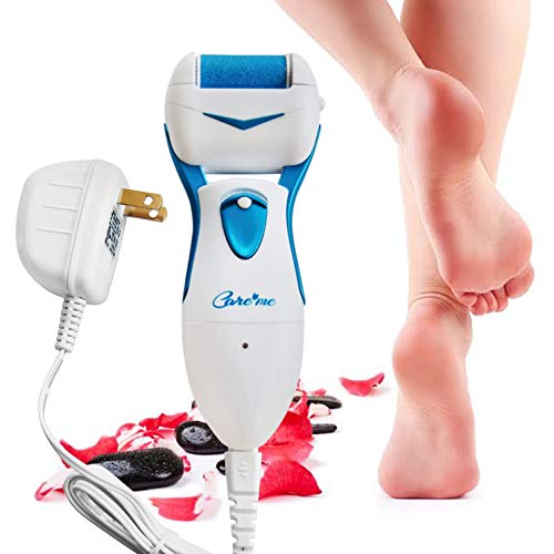 Care me Electric Foot Callus Removers Rechargeable – Electronic Foot Grinder Files Away Dry, Dead, Hard, Skin & Calluses…