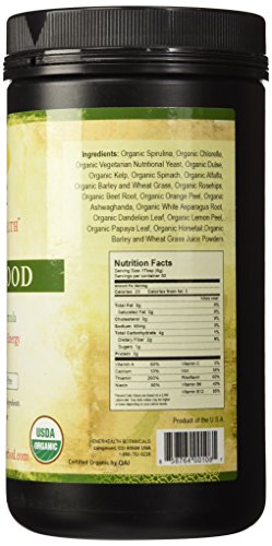 Enerfood Organic Green Superfood Powder 14.1 Oz (Packaging May Vary)