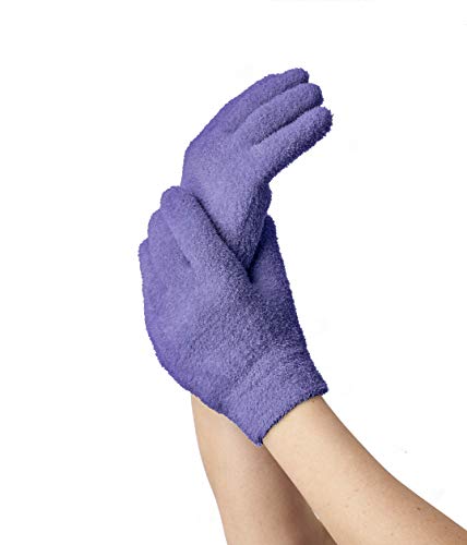 NatraCure Moisturizing Gel Booties and Gloves Set – (for Dry Skin, Dry Hands, feet, Cracked Heels, cuticles, Rough Skin…
